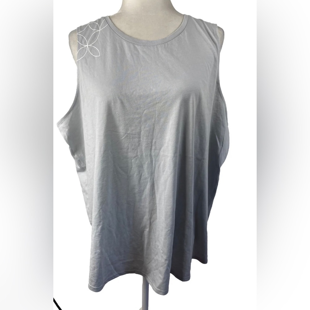 🆕 Erin Condren GRAY ENTIRELY UP TO YOU TANK TOP